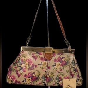 Patricia Nash Vintage Floral Frame Handbag New with Tag